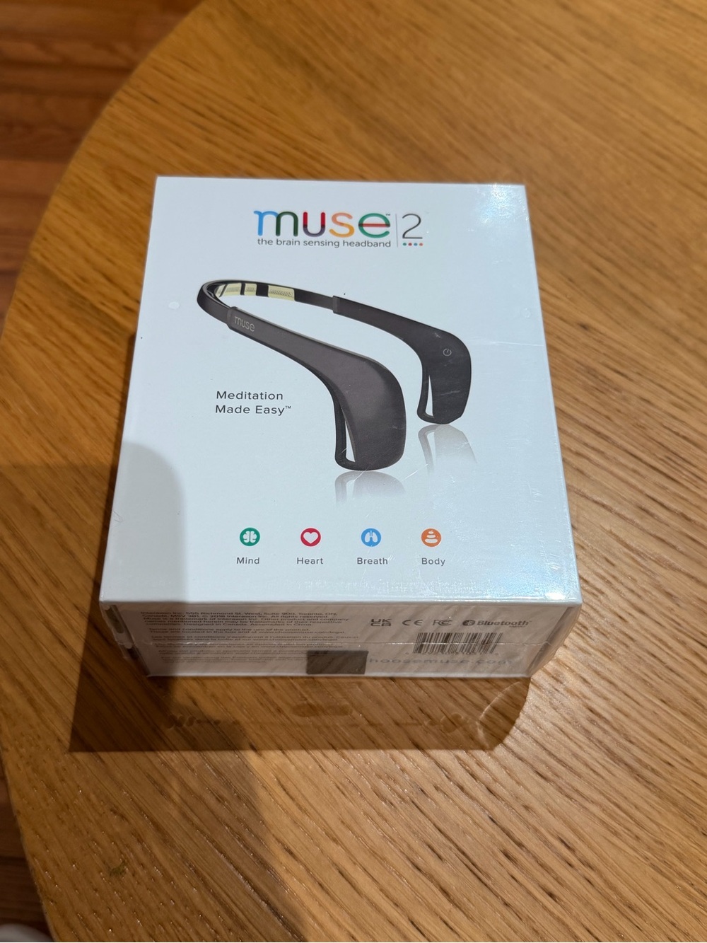 Muse 2 The Brain Sensing Headband - Gray - Meditation Tracker - New & Sealed